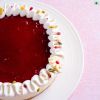 Baked Raspberry Cheesecake